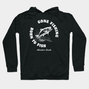 Best Seller Van Life Gone Fishing Hoodie